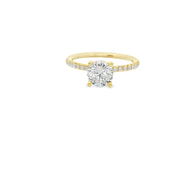 Accented Engagement Ring Hogan's Jewelers Gaylord, MI