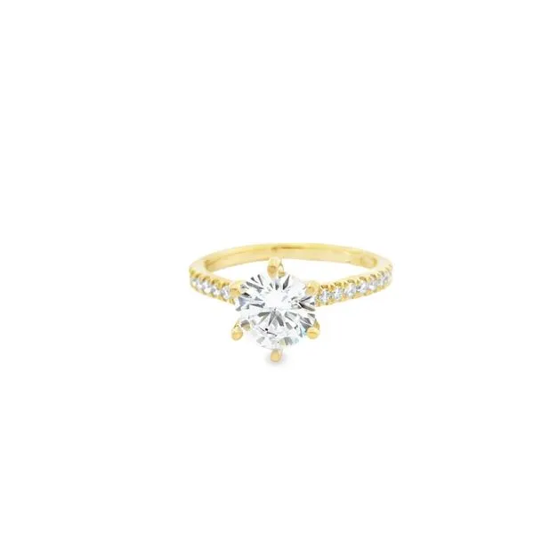 Six Prong Diamond Engagement Ring Hogan's Jewelers Gaylord, MI