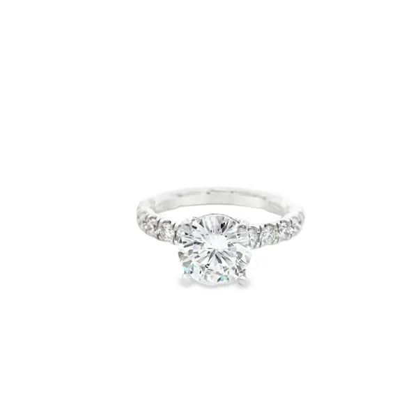 Hidden Halo Diamond Engagement Ring Hogan's Jewelers Gaylord, MI