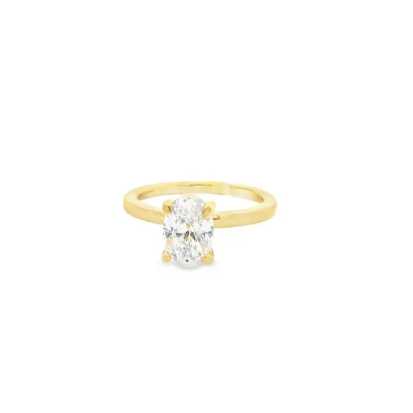 Oval Solitaire Engagement Ring Hogan's Jewelers Gaylord, MI