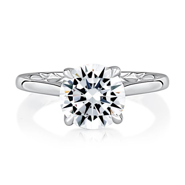 Quilted Solitaire Engagement Ring Hogan's Jewelers Gaylord, MI