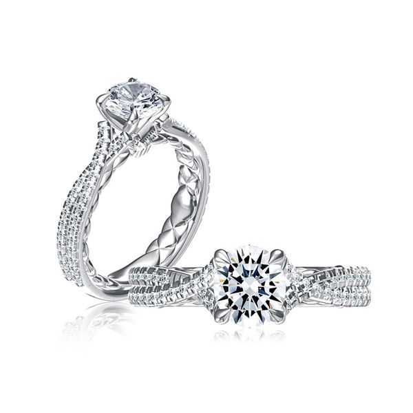Bypass Engagement Ring Image 2 Hogan's Jewelers Gaylord, MI