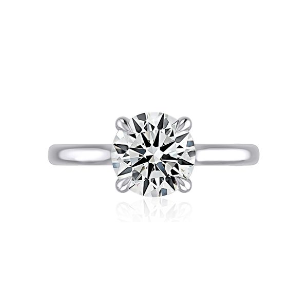 Hidden Halo Solitaire Engagement Ring Hogan's Jewelers Gaylord, MI
