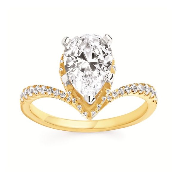Pear Shaped Engagement Ring Hogan's Jewelers Gaylord, MI