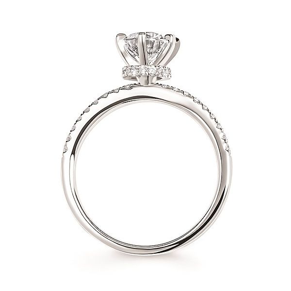 Hidden Halo Engagement Ring Hogan's Jewelers Gaylord, MI