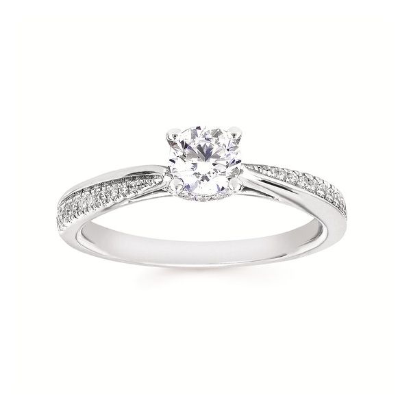 Bypass Diamond Engagement Ring Hogan's Jewelers Gaylord, MI