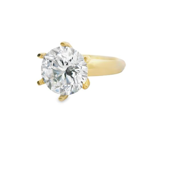 Yellow Gold Solitaire Setting Hogan's Jewelers Gaylord, MI
