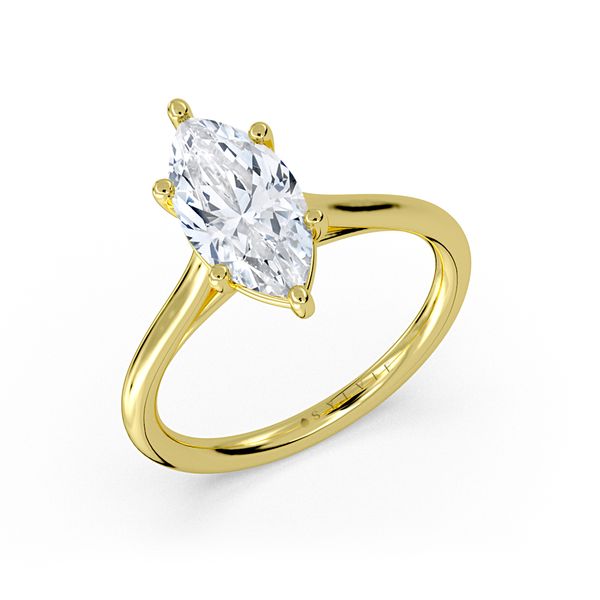 Marquise Solitaire Engagement Ring Hogan's Jewelers Gaylord, MI