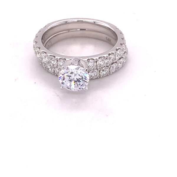 4 Prong Diamond Engagement Setting Image 2 Hogan's Jewelers Gaylord, MI