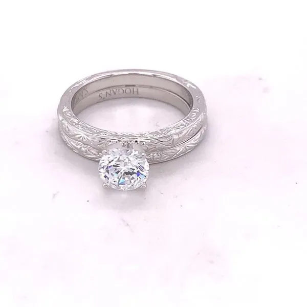 Engraved Wedding Band Image 2 Hogan's Jewelers Gaylord, MI