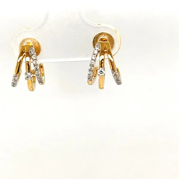 Diamond Huggie Earrings Hogan's Jewelers Gaylord, MI