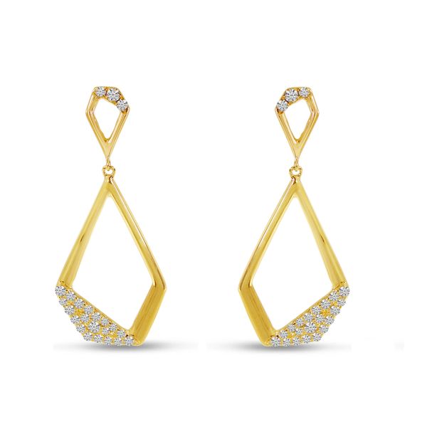 Dangle Diamond Earrings Hogan's Jewelers Gaylord, MI