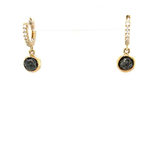 Rough Diamond Earrings Hogan's Jewelers Gaylord, MI