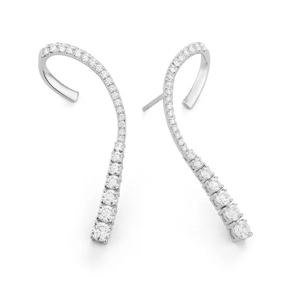 Diamond Wrap Earrings Hogan's Jewelers Gaylord, MI