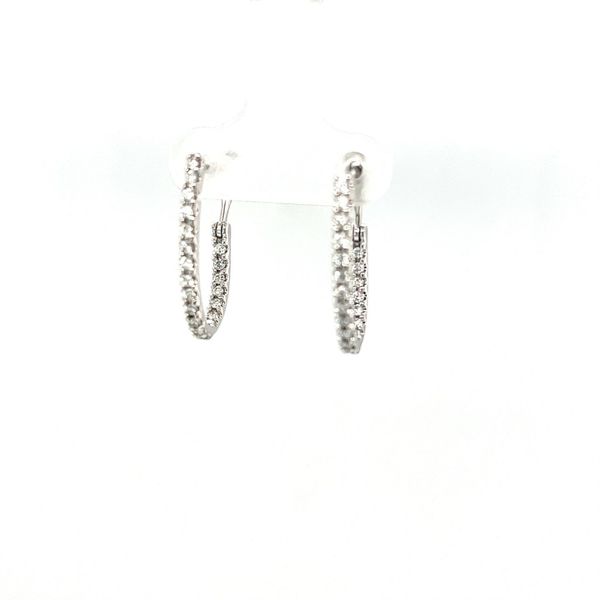 Diamond Hoop Earrings Hogan's Jewelers Gaylord, MI