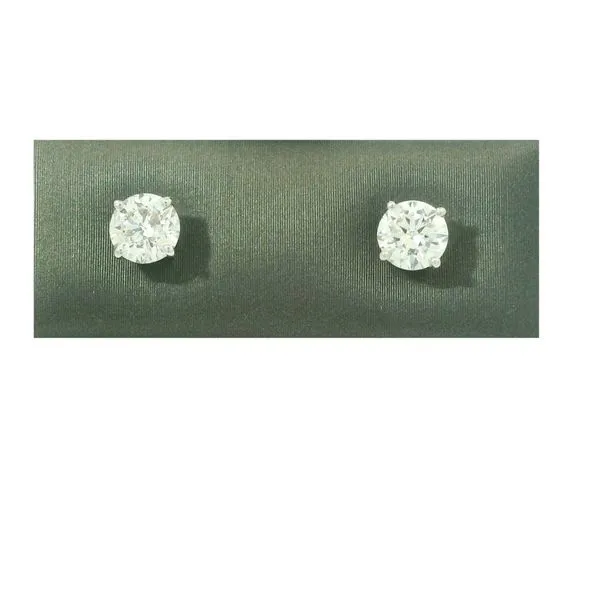 Diamond Stud Earrings Image 2 Hogan's Jewelers Gaylord, MI