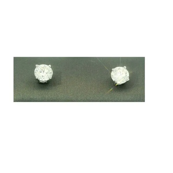Diamond Stud Earrings Image 2 Hogan's Jewelers Gaylord, MI
