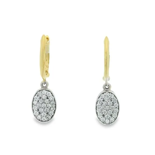 Oval Drop Diamond Earrings Hogan's Jewelers Gaylord, MI