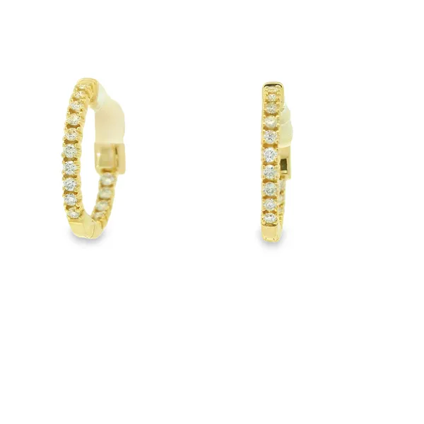 Diamond Hoop Earrings Hogan's Jewelers Gaylord, MI