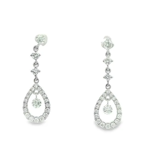 Dangle Diamond Earrings Hogan's Jewelers Gaylord, MI