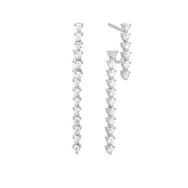 Diamond Dangle Earrings Hogan's Jewelers Gaylord, MI