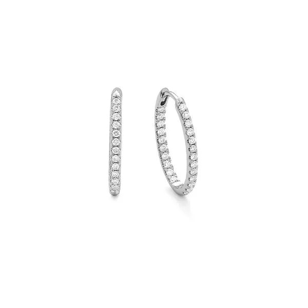 Diamond Hoop Earrings Hogan's Jewelers Gaylord, MI