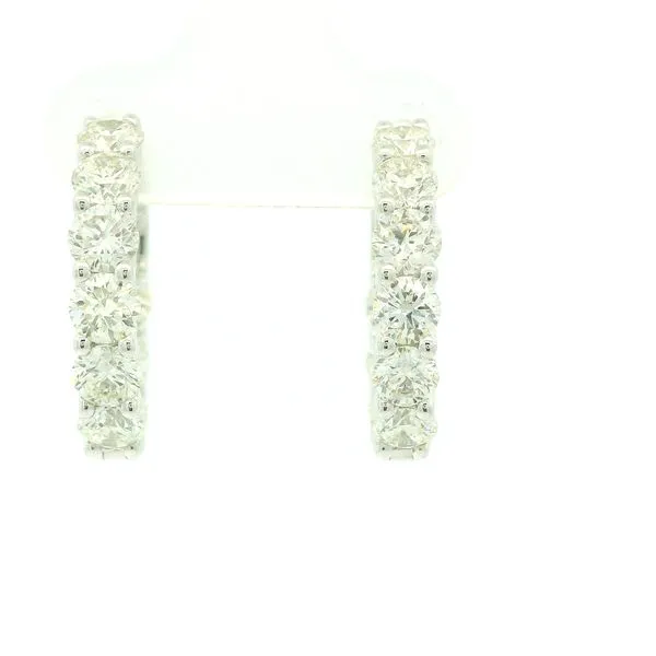 Diamond Hoop Earrings Hogan's Jewelers Gaylord, MI