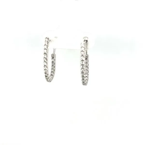 Diamond Hoop Earrings Hogan's Jewelers Gaylord, MI