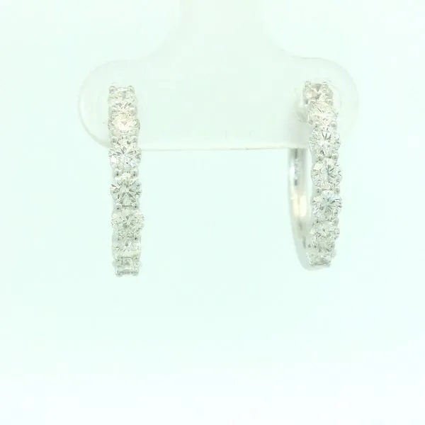 Diamond Hoop Earrings Hogan's Jewelers Gaylord, MI