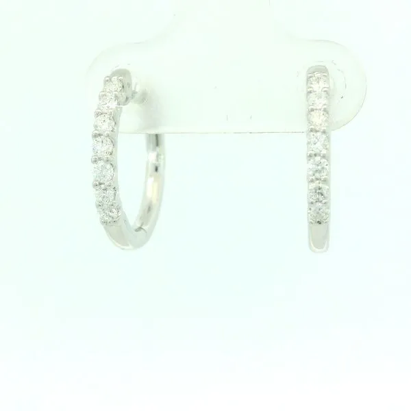Diamond Huggie Earrings Hogan's Jewelers Gaylord, MI