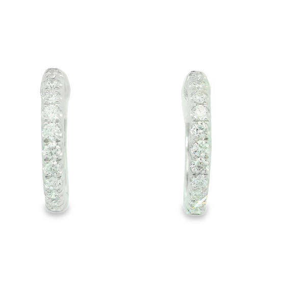Diamond Huggie Earrings Hogan's Jewelers Gaylord, MI