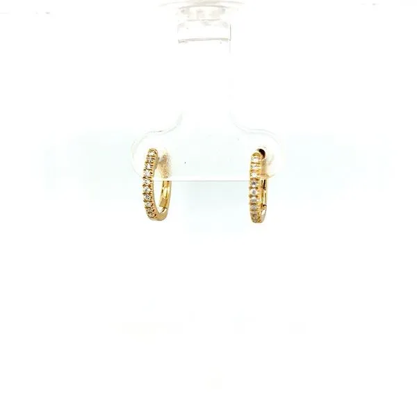 Diamond Huggie Earrings Hogan's Jewelers Gaylord, MI