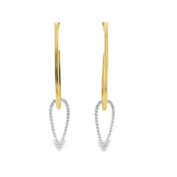 Pear Shaped Drop Earrings Hogan's Jewelers Gaylord, MI