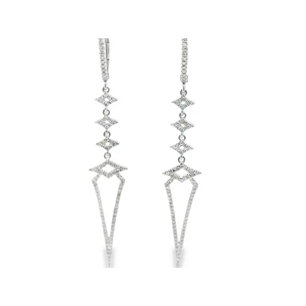 Geometric Drop Earrings Hogan's Jewelers Gaylord, MI
