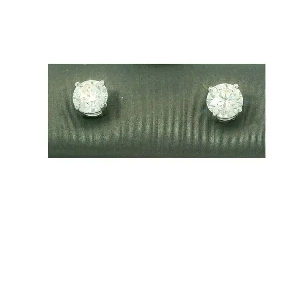 Diamond Stud Earrings Image 2 Hogan's Jewelers Gaylord, MI