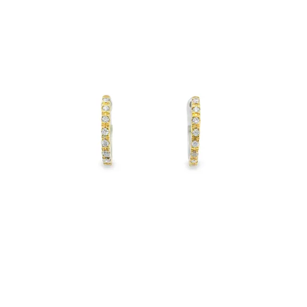 Diamond Reversible Hoops Hogan's Jewelers Gaylord, MI