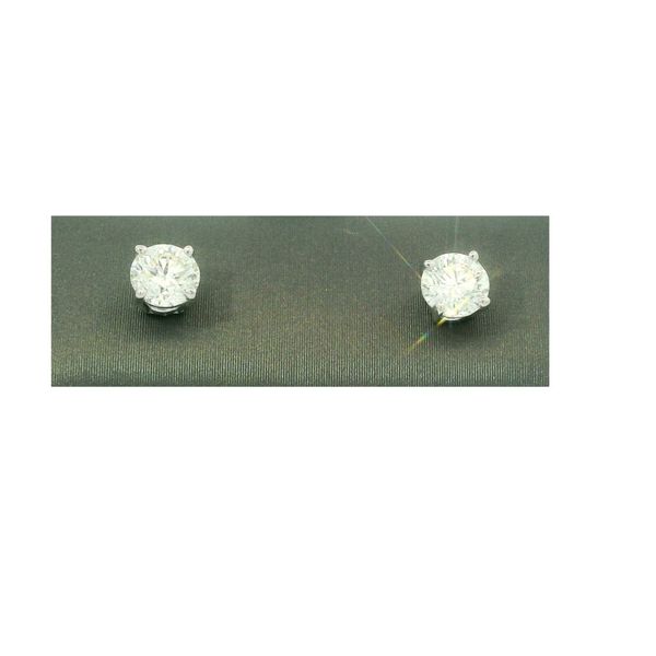 Diamond Stud Earrings Image 2 Hogan's Jewelers Gaylord, MI