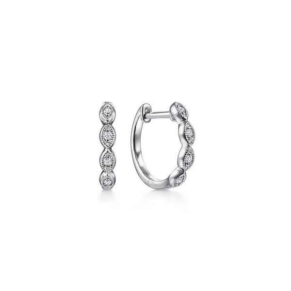 Diamond Twist Huggies Hogan's Jewelers Gaylord, MI