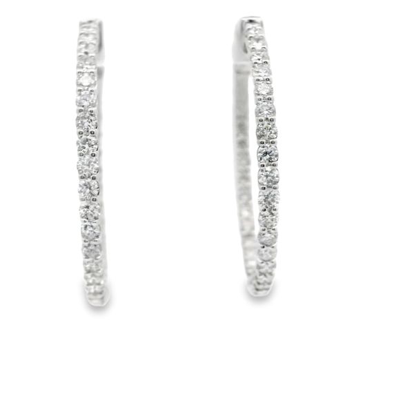 Diamond Hoop Earrings Hogan's Jewelers Gaylord, MI