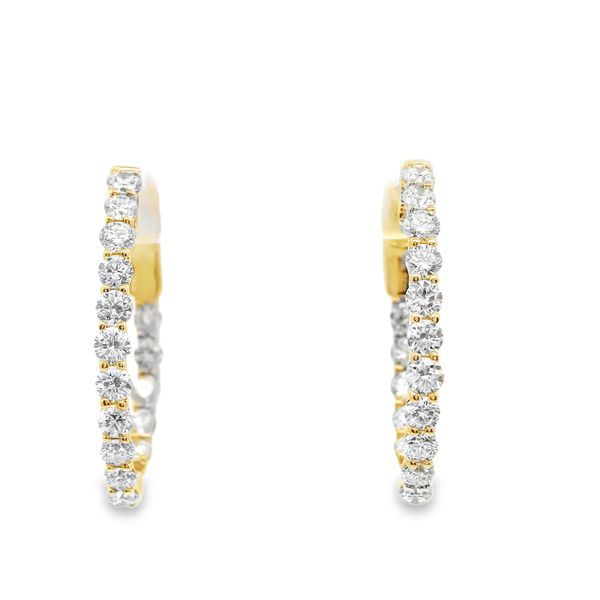Diamond Huggie Hoop Earrings Hogan's Jewelers Gaylord, MI