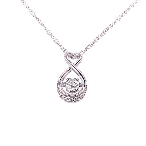 Sterling Silver Shimmering Diamond Pendant Hogan's Jewelers Gaylord, MI