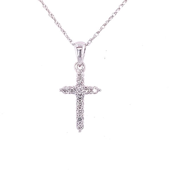 14kt Diamond Cross Pendant Hogan's Jewelers Gaylord, MI