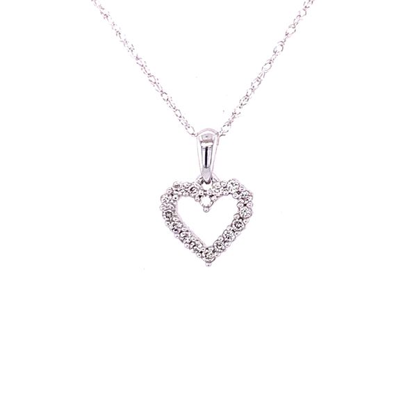 Diamond Heart Pendant Hogan's Jewelers Gaylord, MI