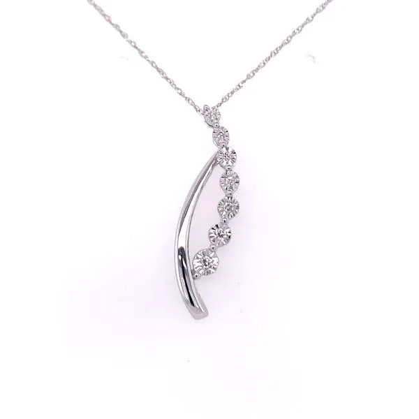 Twist Diamond Pendant Hogan's Jewelers Gaylord, MI