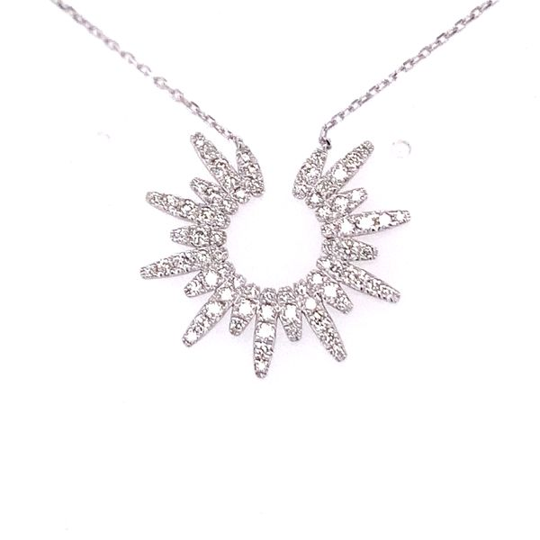 Diamond Star Burst Necklace Hogan's Jewelers Gaylord, MI