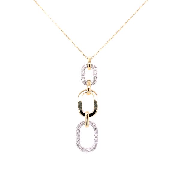 Oval Circles Diamond Necklace Hogan's Jewelers Gaylord, MI