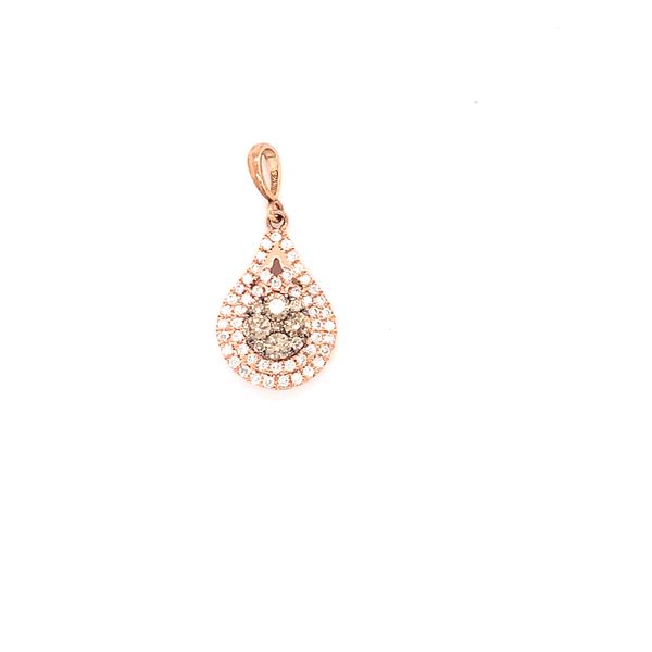 Pear Shaped Diamond Cluster Pendant Hogan's Jewelers Gaylord, MI