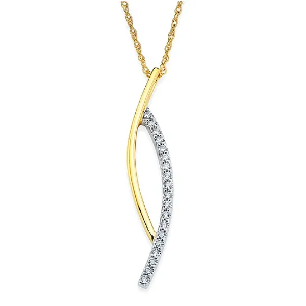 Bypass Diamond Pendant Hogan's Jewelers Gaylord, MI