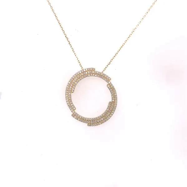 Diamond Circle Pendant Hogan's Jewelers Gaylord, MI