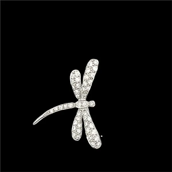 Diamond Dragonfly Brooch Hogan's Jewelers Gaylord, MI